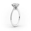 The Pave Madison Set With A 2.5 Carat Radiant Lab Diamond Hot on Sale