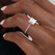 The Pave Madison Set With A 2.5 Carat Princess Lab Diamond For Discount