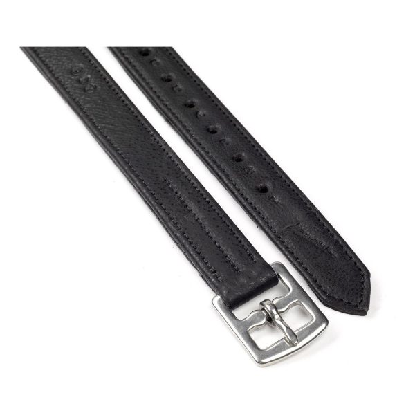 Whitaker Stirrup Leathers Black For Discount