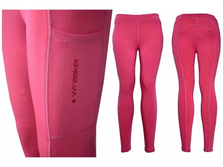 Whitaker Laceby Riding Tights Child Hot Pink Online Sale