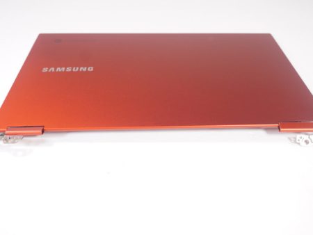 New BA98-02048A Samsung Laptop LCD Back Cover W Hinges Fiesta Red Sale