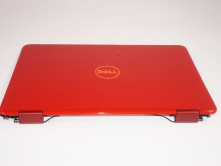 New CN-0J00M5 Dell Laptop LCD Back Cover Red With Hinges For Cheap